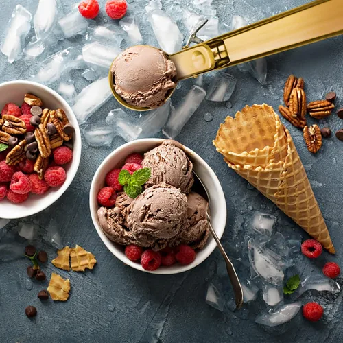 Vista 3 de Cuchara Premium para Helado con Gatillo, Cuchara para Helado de Acero Inoxidable, Cuchara de Metal Resistente para Helado Apta para Lavavajillas