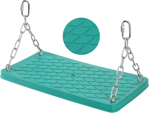 Vista 11 de Juego de columpios de árbol antideslizante de alta resistencia con cuerda ajustable y mosquetones para patio trasero y jardín, accesorios para patio