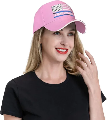Vista 8 de I-Stand-with-Israel-Support-Israel-Flag - Gorra de béisbol unisex para papá