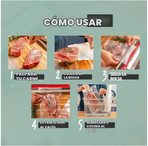 Vista 7 de Avid Armor Bolsas selladoras al vacío de 200 cuartos de galón de 8 x 12 pulgadas para guardar alimentos, grado comercial, sin BPA, resistentes