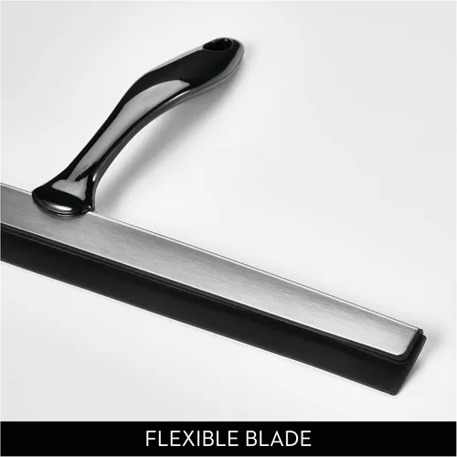 Vista 4 de iDesign - Gancho de pared para ducha, color negro y cromado Wall Hook Included