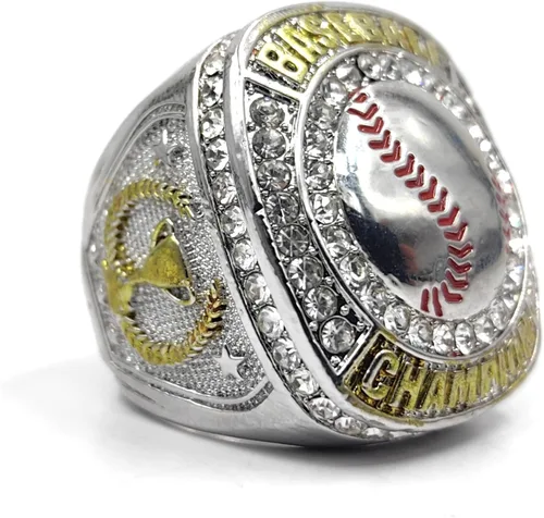 Vista 6 de Personalizar el premio de anillos de trofeo de campeonato de béisbol