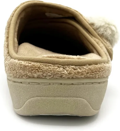 Vista 5 de Vionic Indulge Emily Mule - Pantuflas cómodas para casa de spa que incluyen comodidad de tres zonas con plantilla ortopédica, soporte de arco