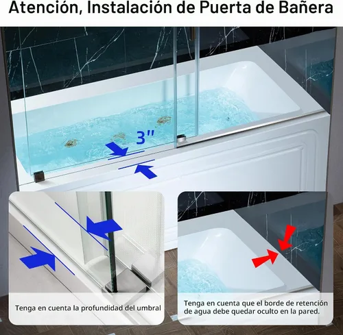 Vista 7 de WOODBRIDGE Bañera de hidromasaje rectangular de acrílico de 60 x 30 pulgadas con calefacción en blanco con drenaje izquierdo, acabado dorado