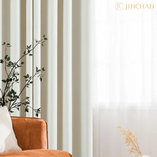 Vista 7 de jinchan Cortinas 100% opacas para dormitorio, sala de estar, cortinas opacas de lino de 63 pulgadas de largo, cortinas de oscurecimiento