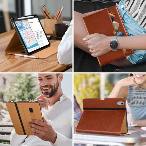 Vista 7 de DTTO Funda para iPad (A16) de 11ª generación de 11 pulgadas 2025, Funda para iPad de 10ª generación de 10.9 pulgadas 2022, Funda con soporte tipo