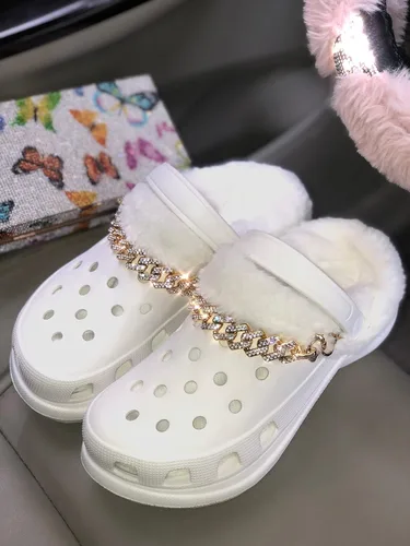 Vista 3 de Powerpurlife Paquete de dijes brillantes para zapatos con botones, alfileres de diamantes para adultos, decoración de zapatos de joyería, accesorios
