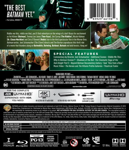 Vista 2 de Batman Forever 4K Ultra HD Blu-ray Digital 4K UHD