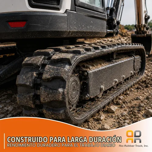 Vista 6 de 2 pistas de goma 300x52.5x92 hechas para Bobcat E42