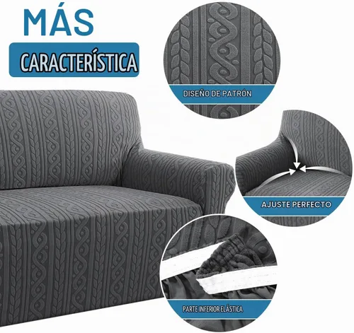 Vista 4 de H.VERSAILTEX - Fundas de silla de 1 pieza, fundas elásticas para sofá lavables, antideslizantes, suaves, para mascotas, fundas para sofá de mejora