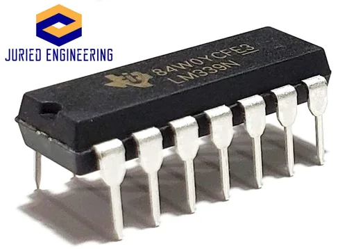 Vista 2 de LM339N LM339 Comparador diferencial cuádruple grado industrial Breadboard IC DIP-14 (paquete de 5)