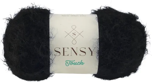 Vista 17 de Sensy Touch - Ovillo de lana, 3.5 onzas, 268 yardas, calibre 3 claro (blanco)
