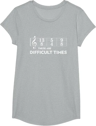 Vista 54 de Musician - Camiseta con texto en inglés "These are Difficult Times", talla S