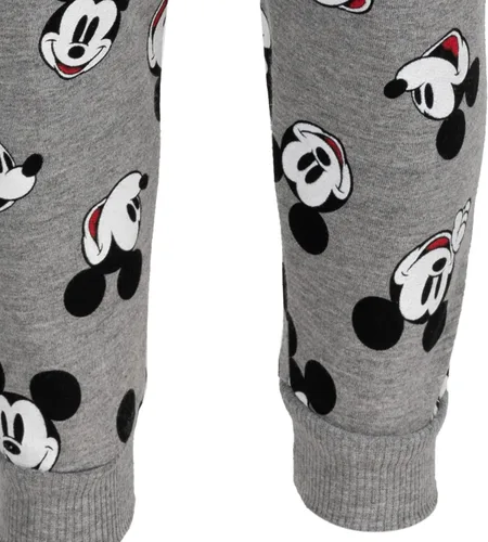 Vista 6 de Disney Mickey Mouse - Pantalones deportivos de rizo francés para niños 2