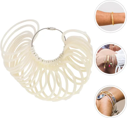 Vista 7 de Happyyami Pulsera Círculo Anillo Tamaño Herramienta de Medición Herramienta de Medición Joyería Herramienta de Medición Pulsera