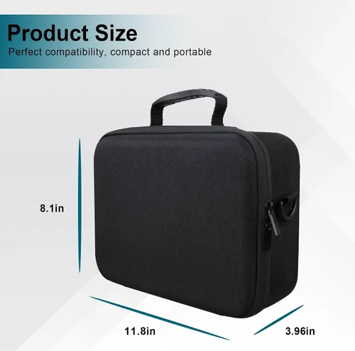 Vista 8 de Canboc Funda de transporte para cámara Sony Alpha ZV-E10/ZVE10 II/ZV-E1/7 IV/ 7R V/ 6700/ a6400/ Canon EOS Rebel T7/R50/R50 V sin espejo, bolsa