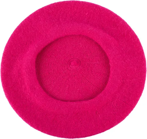 Vista 24 de Hat To Socks Boina francesa de mezcla de lana para hombre y mujer en colores lisos