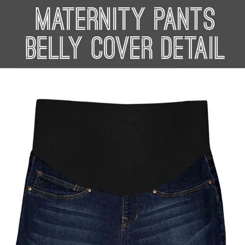 Vista 4 de Hybrid & Company Maternity - Jeans ajustados ultra elásticos para mujer