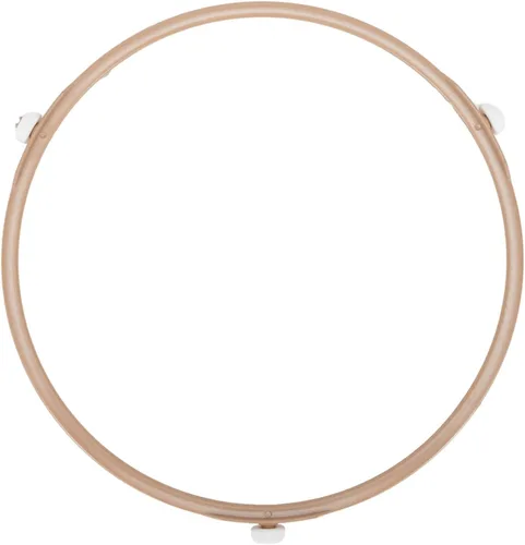 Vista 6 de Bandeja base de soporte giratorio de vidrio para horno microondas, soporte de anillo giratorio con diseño de 3 ruedas, resistente a altas