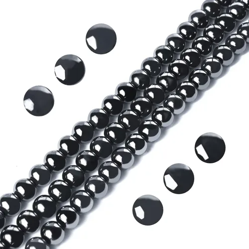 Vista 14 de 100 piezas de cuentas de amatista natural de 6 mm, cuentas de piedras preciosas redondas sueltas para hacer joyas