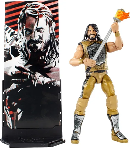 Vista 3 de WWE Seth Rollins Elite Collection Figura de acción