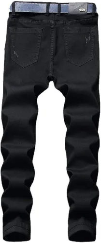 Vista 2 de AITITIA Jeans rasgados de corte regular para hombre