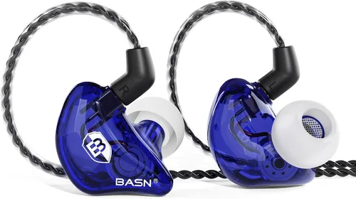 Vista 9 de BASN Bsinger BC100 - Auriculares con monitor de oído, ajuste universal, aislamiento de ruido, auriculares IEM para músicos, cantantes, audiófilos