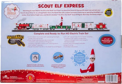 Vista 6 de Bachmann Trenes - Juego de tren eléctrico listo para funcionar Scout Elf Express - Escala HO