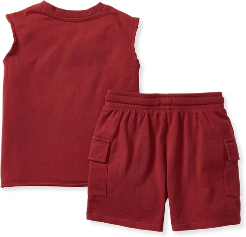 Vista 2 de Burt's Bees Baby conjunto de camisa y pantalón para bebé niño, conjunto de camiseta de manga larga y pantalón, 100% algodón orgánico Lavado de ácido