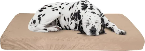 Vista 8 de PETMAKER - Cama ortopédica para perros, cama para mascotas de 2 capas para suelo, perrera o jaula con funda extraíble lavable, cama para perros