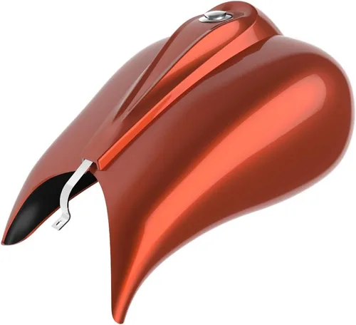 Vista 130 de Cubiertas de tanque estiradas con consola de tablero y tapa de tanque de combustible, cubiertas de combustible de galón para Harley Touring Whisky