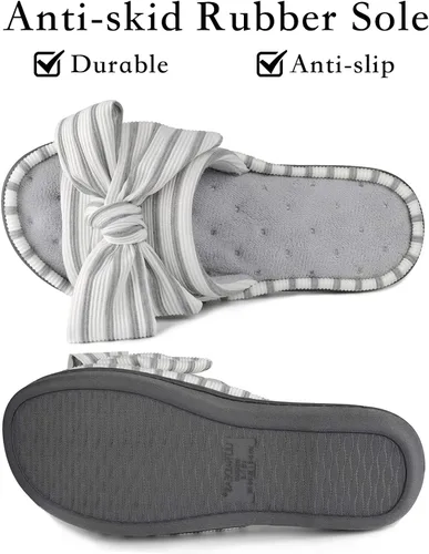Vista 8 de ULTRAIDEAS - Pantuflas deslizantes de espuma viscoelástica para mujer Eurytides