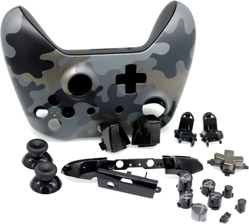 Vista 2 de Deal4GO Carcasa completa Shell Case Cover Set w/Botones Reemplazo para Xbox One S Controller 1708