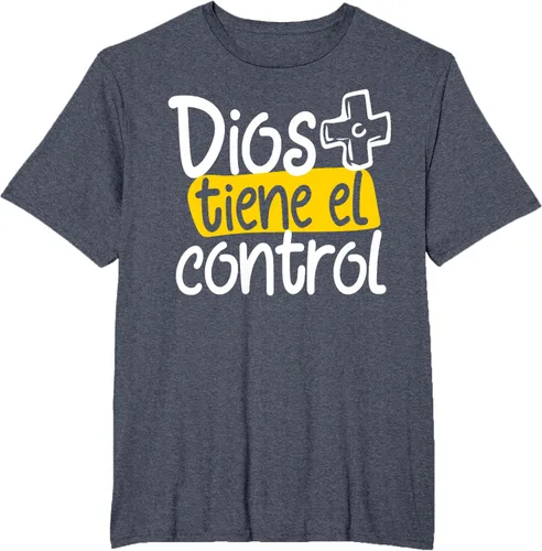 Vista 50 de Regalo Cristiano En Español Christian Spanish Dios Tiene Con Camiseta, Negro