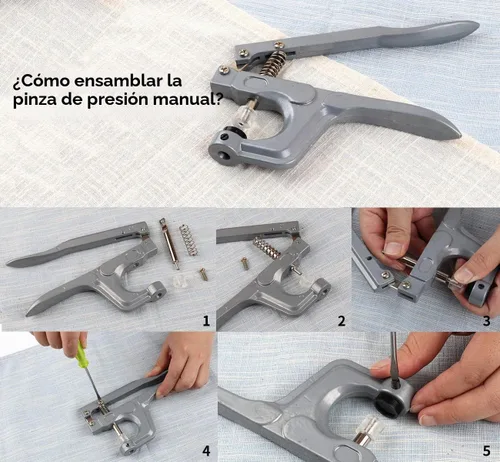 Vista 6 de Lemonfilter - Kit de botón a presión con alicates a presión, 400 juegos de cierre a presión T5 20 Color Easy to Install, Durable Starter Fasteners