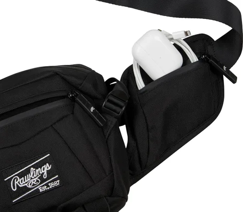 Vista 6 de Rawlings Bolso bandolera Accesorio de béisbol/sóftbol Múltiples estilos Negro