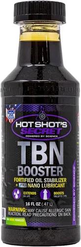 Vista 2 de Hot Shot's Secret TBN Booster - Aditivo de aceite, 16 onzas líquidas, 12 unidades púrpura (HSSTBN16Z-12PK) Helps increase TBN while protecting