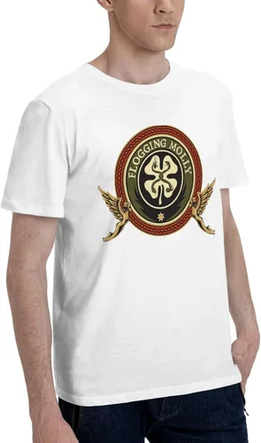 Vista 3 de Men's Cotton T Shirts Casual Camping Short Sleeve Full Season Tee