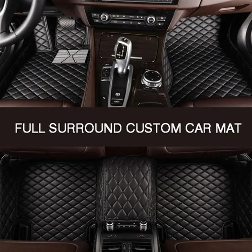 Vista 7 de Tapete de cuero completo envolvente personalizado para Nissans Sulphy Teana J32/L33 Sentra Qashqai J10/J11 Leaf March GTR Cefiro Terra