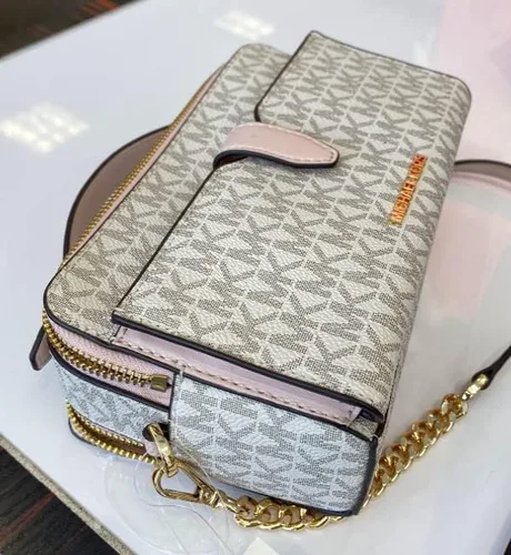 Vista 2 de Michael Kors Medium Doble Cremallera Teléfono Crossbody