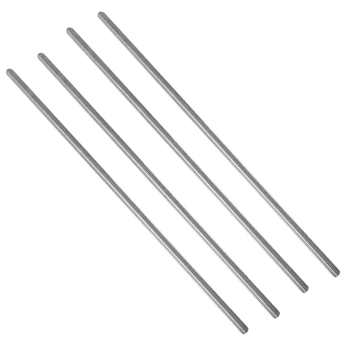 Vista 9 de 2 paquetes de varillas de acero inoxidable 304 de 3/8 "-16 roscas totalmente roscadas, 12 pulgadas de longitud, roscas para mano derecha