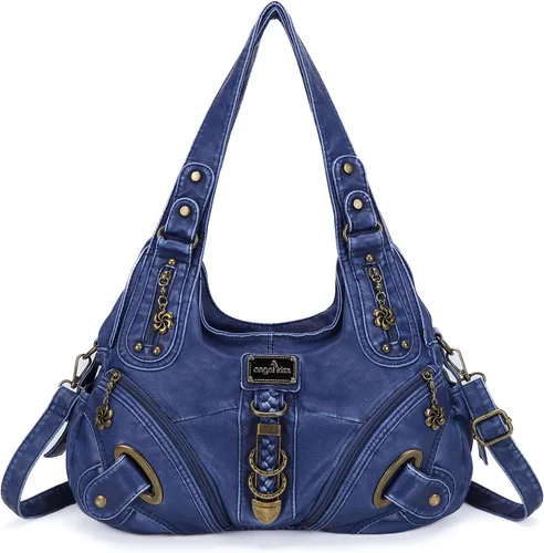 Vista 14 de Angelkiss Hobo Carteras y bolsos para mujeres Bolso de mano para mujeres Carteras grandes Bolsos de hombro diarios Purses, handbags, Handbag