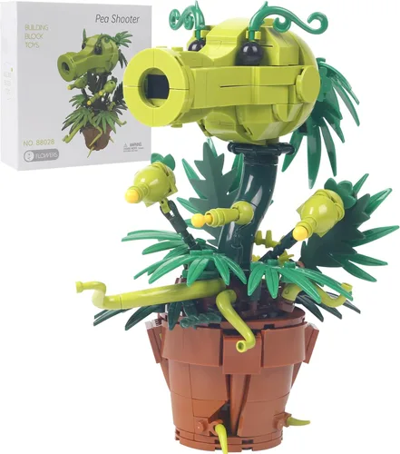 Vista 7 de 322 PIEZAS Horribles Audrey Las 2 Plantas Piraña Flores Caníbales Juguetes de Construcción de Modelo Compatibles con Lego Tamaño, Únicas Flores