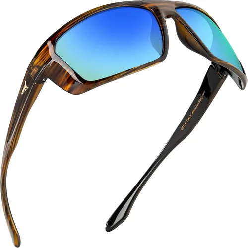 Vista 10 de KastKing Huzzah - Lentes de sol deportivos, polarizados y con protección ultravioleta, para hombres y mujeres, ideales para conducir, pescar, hacer