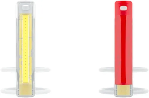 Vista 10 de Knog Plus - Luz delantera para bicicleta, luz LED COB para bicicleta, soportes para faros delanteros en manillares, horquillas delanteras, casco