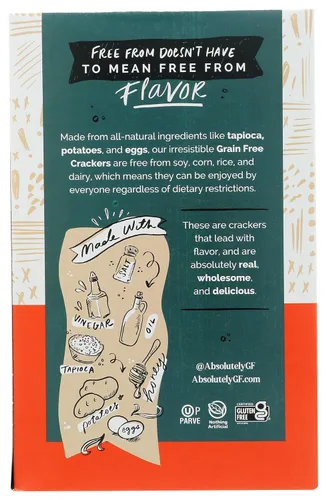 Vista 3 de Absolutely Cebolla Cracker Gf Tstd sin gluten, 4.4 onzas
