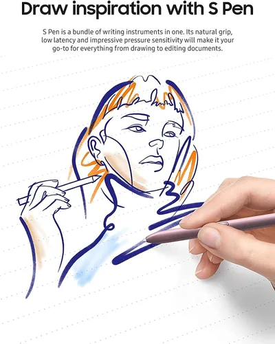 Vista 6 de 2 unidades Tab S6 Lite S Pen repuesto para Samsung Galaxy Tab S6 Lite todas las versiones Stylus Touch S Pen con 5 puntas (rosa de gasa)
