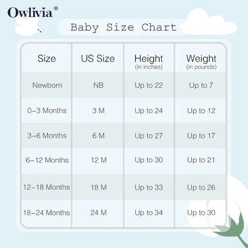 Vista 6 de Owlivia Pijama de bambú para bebé y niña, con cremallera frontal antideslizante
