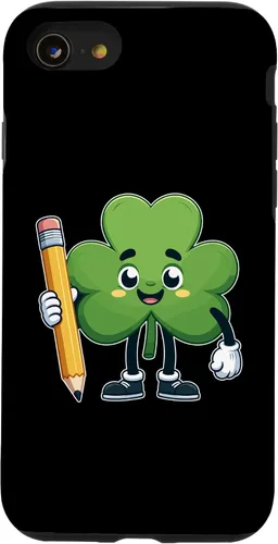 Vista 13 de Funda para iPhone 14 Pro Max Cute St Patrick Day Shamrock Lucky Teacher Saint Pattys Kids
