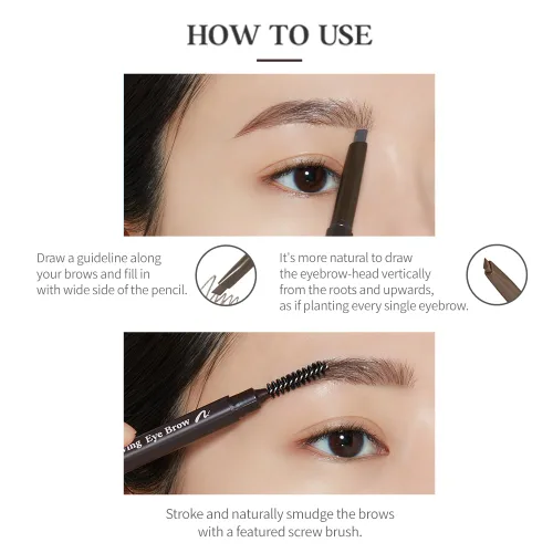 Vista 7 de Sombra de ojos de Etude House N.°2 color gris y café